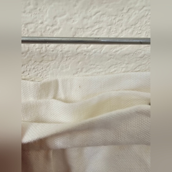 Jones New York White Linen Pants White Pleated Linen Trousers sz 4 New With Tags - Picture 5 of 6